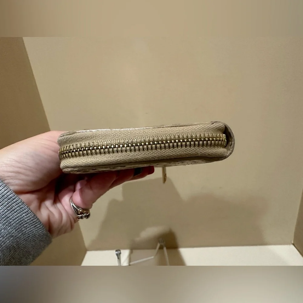 Vintage Fendi Python with Leopard Print Long Zip Wallet